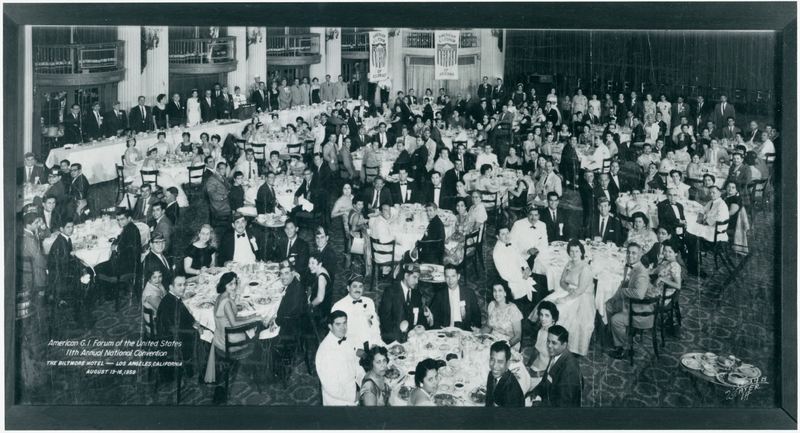 Photograph of the AGIF convention in Los Angeles in 1956.