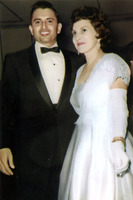 Arturo and Marie Vasquez at a formal dance given by the Scepter Club.