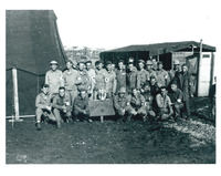 Photograph of Dr. Garcia's medical unit in North Africa during World War II.