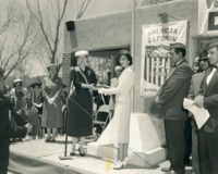 Photograph of the AGIF Flag Ceremony after the Colorado chapter peacefully resolved a racist incident. 