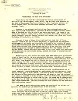 Photograph of a document where Dr. Garcia speaks about the importance of education. 