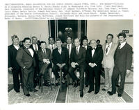 Photograph of Dr. Garcia with Latino Medal of Honor Recipients. 