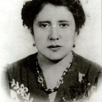 Black and white photo of Concepcion Escalante Vasquez, mother of Arturo Vasquez