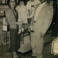 Marie, Debbie, Nadine, and Arturo Vasquez pose for a photograph, while at Prescott Pharmacy on a Sunday afternoon.