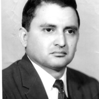 Black and white photo of Arturo Vasquez